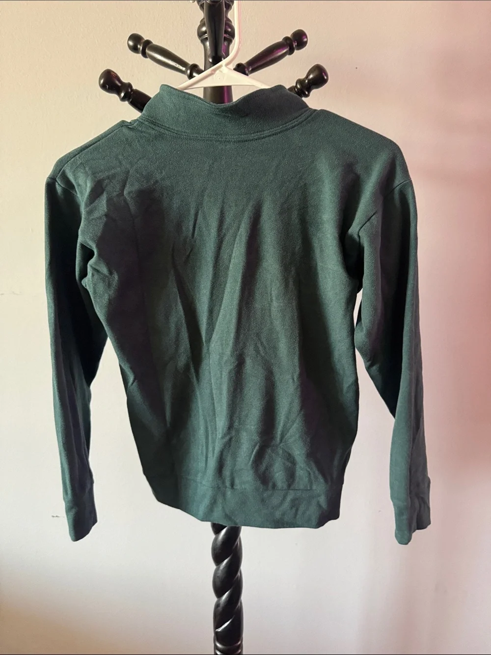 abercrombie kids Forest Green Half-Zip Sweater 34.T